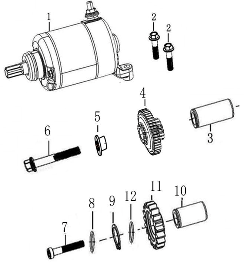 Electric Starter Assembly