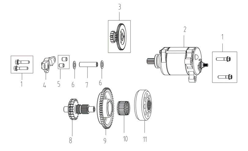 Electric Starter Assembly