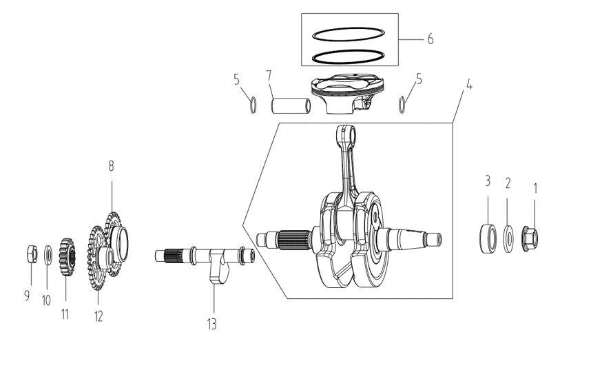 Crank And Piston